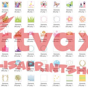 Princess PNG Clipart Bundle