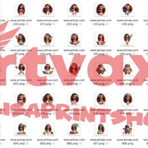 Moana PNG Bundle