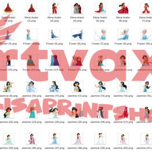 Princess PNG Clipart Bundle