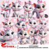Cute White Cat PNG Bundle