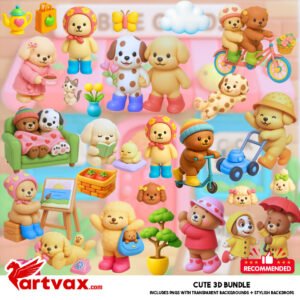 3D BOBBIE GOODS PNG Bundle