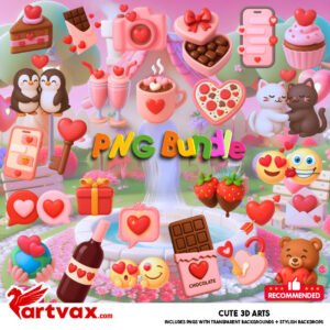 Valentine PNG Bundle