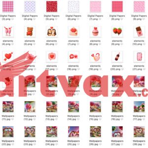 Valentine PNG Bundle