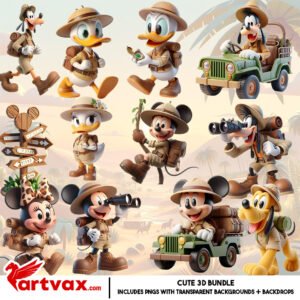 Safari Disney PNG Bundle