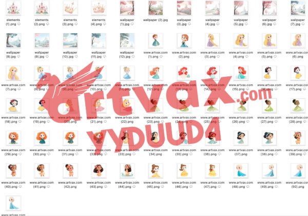 Princess PNG Bundle