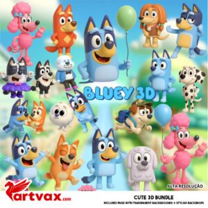 Bluey PNG Bundle