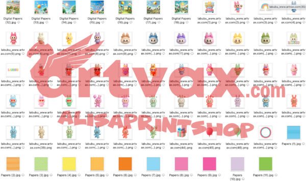 LABUBU PNG Clipart Bundle