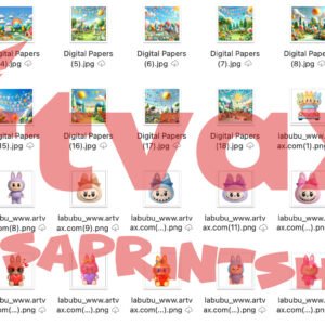 LABUBU PNG Clipart Bundle