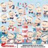 Nautical Teddy Bear Clipart Bundle