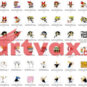 Retro Cartoon SVG Bundle