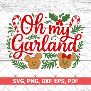 Oh My Garland SVG