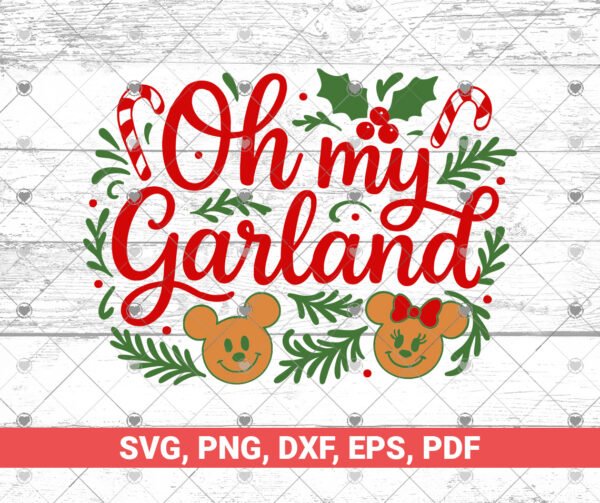 Oh My Garland SVG
