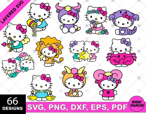 Hello Kitty SVG Bundle