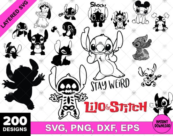 Lilo & Stitch SVG Bundle