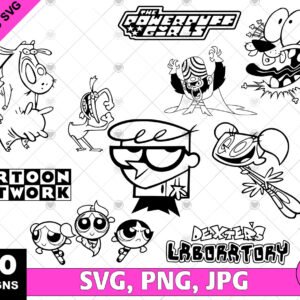 Retro Cartoon SVG Bundle