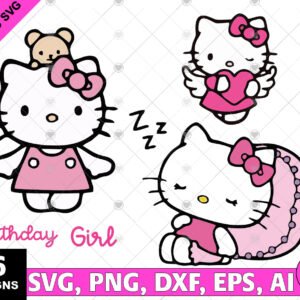 Hello Kitty SVG Bundle
