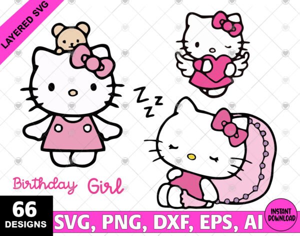 Hello Kitty SVG Bundle