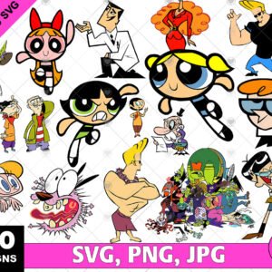 Retro Cartoon SVG Bundle