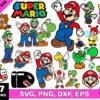 Super Mario SVG Bundle