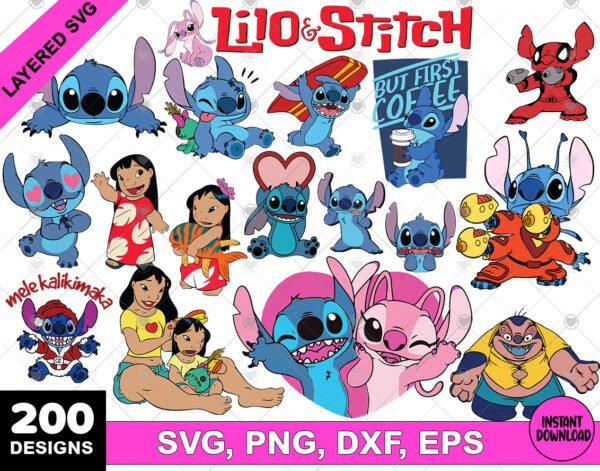 Lilo & Stitch SVG Bundle