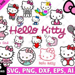 Hello Kitty SVG Bundle