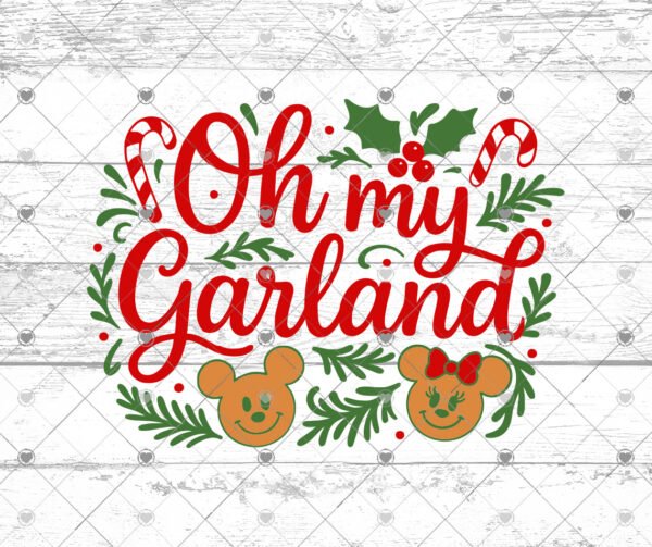 Oh My Garland SVG