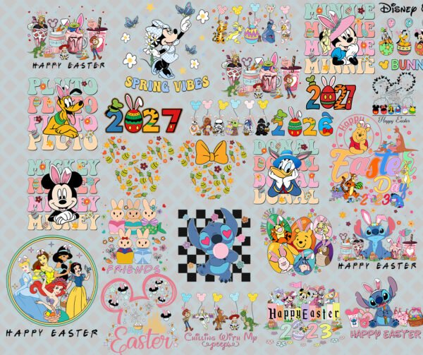 Disney Easter PNG Bundle