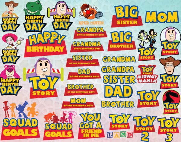 Toy Story SVG Bundle
