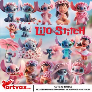 Lilo and Stitch Clipart Bundle