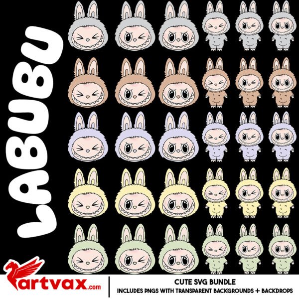 Labubu SVG Bundle