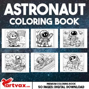 Astronaut Coloring Book for Kids