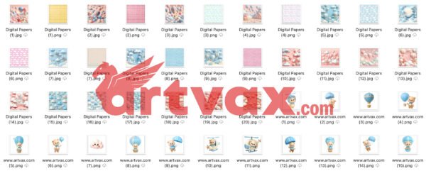 Teddy Bear PNG Bundle