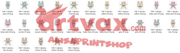 Labubu SVG Bundle