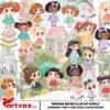 Dollhouse Girls Clipart PNG Bundle