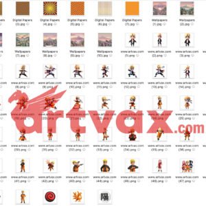 Naruto PNG Clipart Bundle