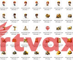 Construction Worker PNG Bundle
