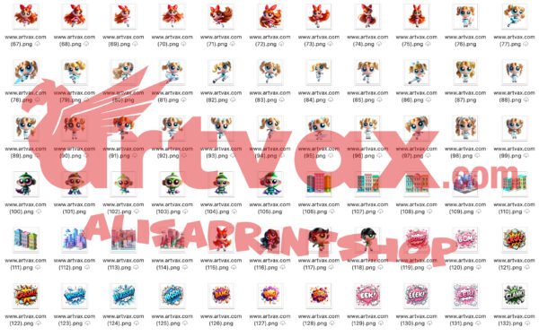 Powerpuff Girls PNG Bundle