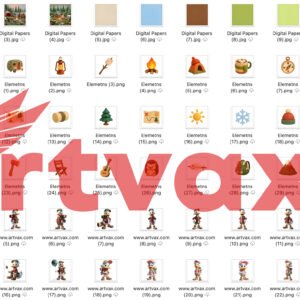 Mickey Mouse Camping Clipart Bundle