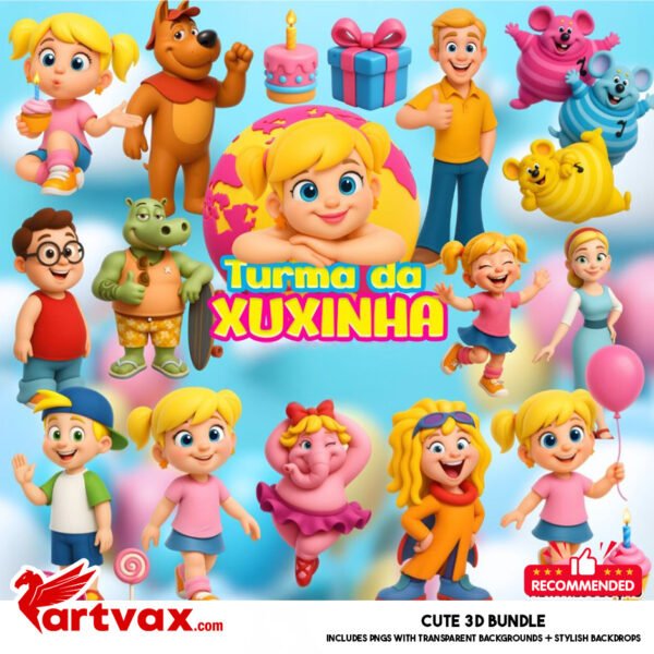 Turma da Xuxinha PNG Bundle