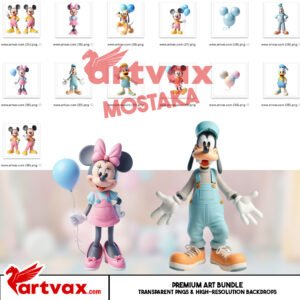 Mickey and Friends Balloon Clipart