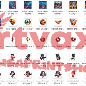 Justice League PNG Bundle