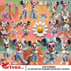 Minnie Mouse Clipart Bundle