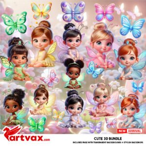 Fairy Girl PNG Bundle