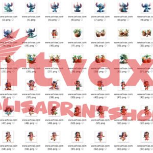 Lilo and Stitch Clipart Bundle