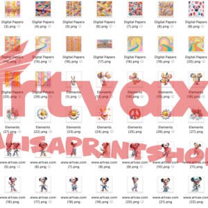 Minnie Mouse Clipart Bundle