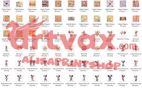 Minnie Mouse Clipart Bundle