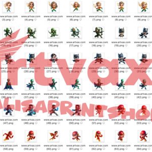 Justice League PNG Bundle