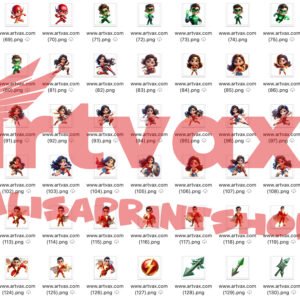 Justice League PNG Bundle