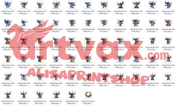 Lilo and Stitch Clipart Bundle