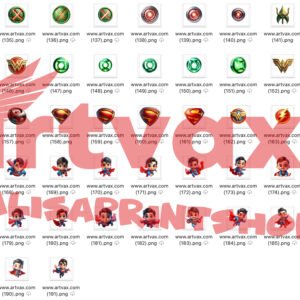 Justice League PNG Bundle